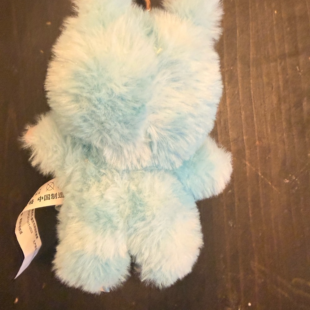 Blue Plush Keychain - Picture 2 of 2
